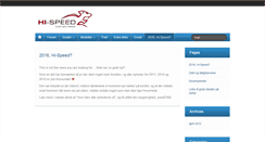 Desktop Screenshot of hi-speed.dk